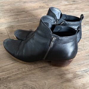 Lucky Brand Black Ankle Boots
